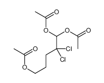 (5,5-diacetyloxy-4,4-dichloropentyl) acetate Structure