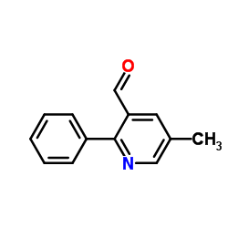 5-Methyl-2-phenylpyridine-3-carboxaldehyde structure