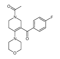 1-(5-(4-fluorobenzoyl)-4-morpholino-3,6-dihydropyridin-1(2H)-yl)ethan-1-one Structure