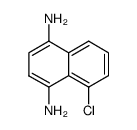 5-chloro-naphthalene-1,4-diyldiamine Structure