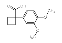 1-(3,4-DIMETHOXYPHENYL)CYCLOBUTANECARBOXYLIC ACID structure