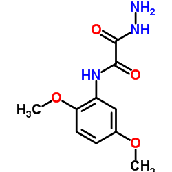 N-(2,5-Dimethoxyphenyl)-2-hydrazino-2-oxoacetamide结构式