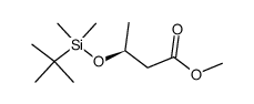 methyl (S)-(+)-3-tert-butyldimethylsilyloxy-n-butyrate Structure