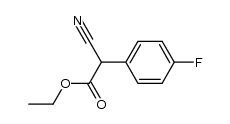 ethyl 2-cyano-2-(4-fluorophenyl)acetate Structure