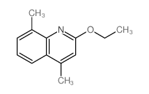 Quinoline,2-ethoxy-4,8-dimethyl- Structure