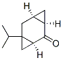 Tricyclo[5.1.0.03,5]octan-2-one, 5-(1-methylethyl)-, (1alpha,3ba,5ba,7alpha)- (9CI) Structure