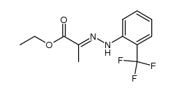 (E)-ethyl pyruvate 2-(2-trifluoromethylphenyl)hydrazone Structure