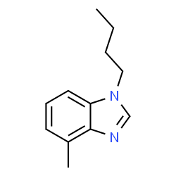 1H-Benzimidazole,1-butyl-4-methyl-(9CI) structure