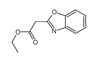 2-Benzoxazoleacetic acid, ethyl ester Structure