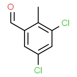 3,5-Dichloro-2-methylbenzaldehyde Structure