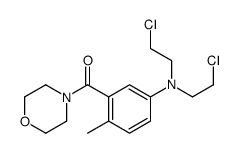 [5-[bis(2-chloroethyl)amino]-2-methylphenyl]-morpholin-4-ylmethanone Structure