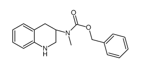 (R)-BENZYL METHYL(1,2,3,4-TETRAHYDROQUINOLIN-3-YL)CARBAMATE Structure