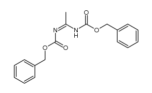 (Z)-benzyl (1-(((benzyloxy)carbonyl)imino)ethyl)carbamate Structure