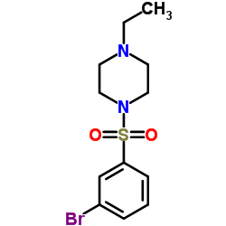 1-[(3-Bromophenyl)sulfonyl]-4-ethylpiperazine picture