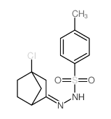 Benzenesulfonicacid, 4-methyl-, 2-(4-chlorobicyclo[2.2.1]hept-2-ylidene)hydrazide Structure