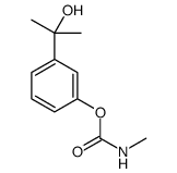 [3-(2-hydroxypropan-2-yl)phenyl] N-methylcarbamate结构式