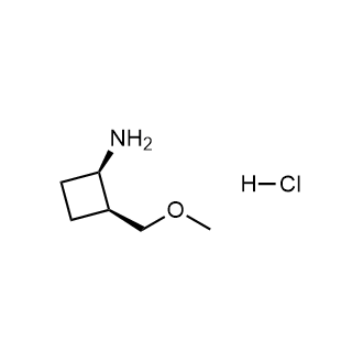顺-2-(甲氧基甲基)环丁胺盐酸盐结构式