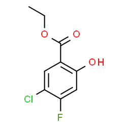 ethyl 5-chloro-4-fluoro-2-hydroxybenzoate Structure