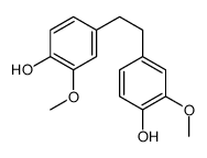4-[2-(4-hydroxy-3-methoxyphenyl)ethyl]-2-methoxyphenol结构式