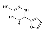 6-(furan-2-yl)-1,2,4,5-tetrazinane-3-thione结构式