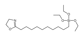 10-(4,5-dihydro-1,3-oxazol-2-yl)decyl-triethoxysilane结构式