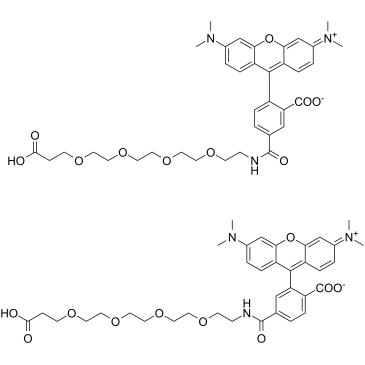 TAMRA-PEG4-acid结构式
