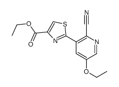 ethyl 2-(2-cyano-5-ethoxypyridin-3-yl)-1,3-thiazole-4-carboxylate Structure