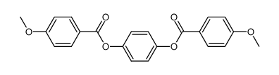 1,4-bis-(4-methoxy-benzoyloxy)-benzene Structure