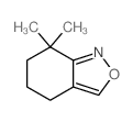2,1-Benzisoxazole,4,5,6,7-tetrahydro-7,7-dimethyl-结构式