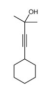 4-cyclohexyl-2-methylbut-3-yn-2-ol结构式