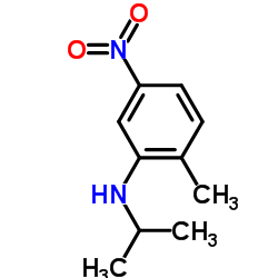 N-Isopropyl-2-methyl-5-nitroaniline Structure