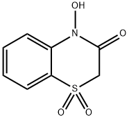 3,4-Dihydro-4-hydroxy-3-oxo-2H-1,4-benzothiazine 1,1-dioxide Structure