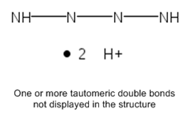 1-Tetrazene, conjugate diacid (9CI) Structure