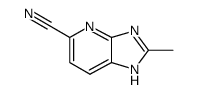 2-methyl-1H-imidazo[4,5-b]pyridine-5-carbonitrile结构式