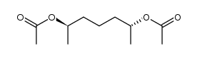 (R,R)-2,4-diacetoxyheptane Structure