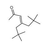 4-(2,2-dimethyl-propyl)-6,6-dimethyl-hept-3-en-2-one结构式