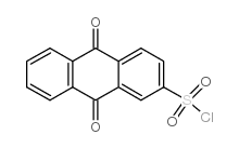 2-Anthracenesulfonylchloride, 9,10-dihydro-9,10-dioxo- Structure