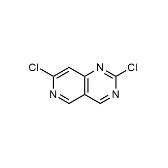 2,7-二氯吡啶并[4,3-d]嘧啶结构式