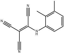 2-(2,3-Xylidino)-1,1,2-ethenetricarbonitrile结构式
