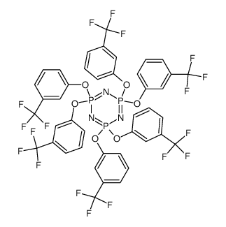 Hexakis(m-trifluormethylphenoxy)triphosphonitril结构式