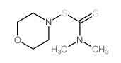 Morpholine, 4-[[(dimethylamino)thioxomethyl]thio]- (9CI) picture