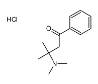 α,α-Dimethyl-β-(dimethylamino)propiophenone hydrochloride Structure