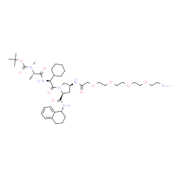 A 410099.1 amide-PEG4-amine结构式