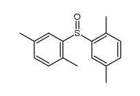 di-(2,5-dimethylphenyl) sulfoxide Structure