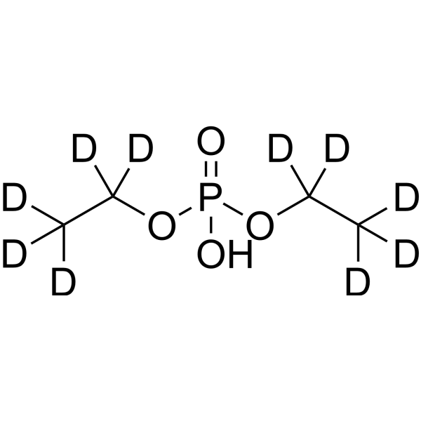Diethyl phosphate-d10-1 Structure
