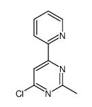 4-chloro-2-methyl-6-(2-pyridyl)pyrimidine Structure