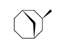 3exo-Methyl-bicyclo<3.3.1>nonan Structure