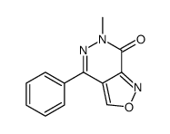 4-Phenyl-6-methylisoxazolo[3,4-d]pyridazine-7(6H)-one Structure