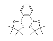1,2-bis(4,4,5,5-tetramethyl-[1,3,2]dioxabororan-2-yl)benzene structure