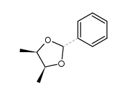 (4R,5S)-4,5-dimethyl-2-phenyl-1,3-dioxolane Structure